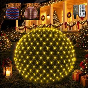 lot 20023 image: Forlivese Christmas Net Lights 240 LED 11.5ft x 4.3ft