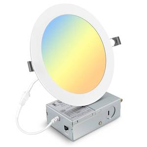 lot 20030 image: Elaruslux 7 Inch LED Recessed Light 1600LM Dimmable