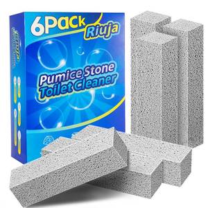 lot 20032 image: Riuja Pumice Stone Toilet Bowl Cleaner, 6 Pack