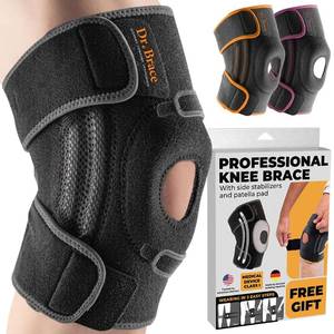lot 20044 image: Dr. Brace Elite Knee Brace with Side Stabilizers