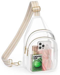 lot 20054 image: HULISEN Clear Crossbody Sling Bag