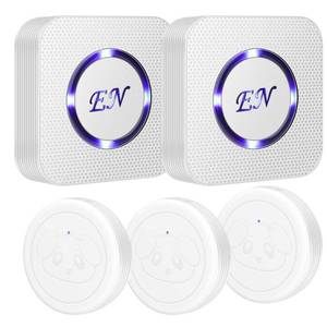 lot 20061 image: EverNary Smart Dog Door Bell with 3 Wireless Buttons