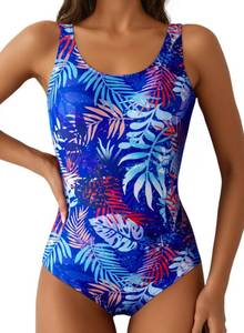 lot 20483 image: Aleumdr Womens One Piece Swimsuit Medium Blue