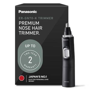 lot 1900 image: Panasonic Ear and Nose Hair Trimmer for Men with Vacuum Cleaning System, Powerful Motor and Dual-Edge Blades for Smoother Cutting, WetDry �� ER-GN70-K (Black)