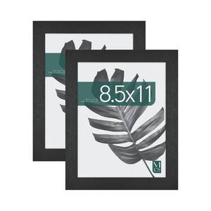 lot 1943 image: MCS Studio Gallery Frame Black Woodgrain, 2-Pack