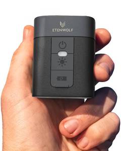 lot 2162 image: ETENWOLF AIR 3 Air Pump for Inflatables with 2600mAh Battery& Camping Light