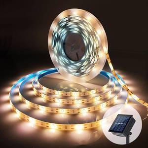 lot 2173 image: Solar LED Strip Lights Outdoor for Stair, Step, Outside, Yard, 3000K 10FT