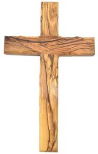 lot 2220 image: Zuluf Wall Hanging Olive Wood Cross  Hand Carved Cross  Olivewood Christian Wall Cross With Holy Land Certificate  Ideal Gift for Home Decoration, Weddings and Home Office 20cm  7.8 CRS051