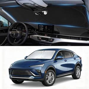 lot 2260 image: BOODANCARS Windshield Sun Shade for Buick Envista 2024-2025 2026, Custom-Fit Envista Sun Visor Protector, 99% UV Block Heat Sun Shield, Silver Reflective Front Window Sunshade