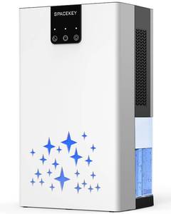 lot 5357 image: Dehumidifier, 95 OZ Water Tank Dehumidifiers for Home with Auto Shut Off, 1000 sq. ft. Dehumidifier for Bedroom Bathroom Basement Rv with 7 Color Light, Quiet Dehumidifiers with Sleep Mode, White