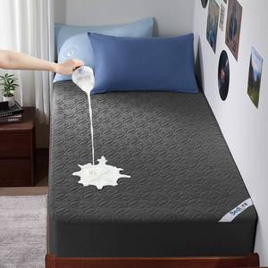 lot 5369 image: BEDLORE Waterproof Mattress Protector, Twin XL Size Mattress Pad