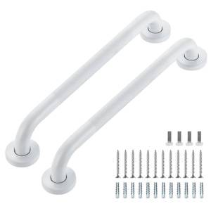 lot 5376 image: Grab Bars for Shower, 16 Inch Shower Handle, 2 Pack, White