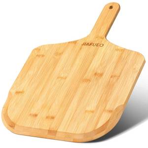 lot 5390 image: JIAFUEO Pizza Peel 12 inch, Bamboo Pizza Paddle Spatula