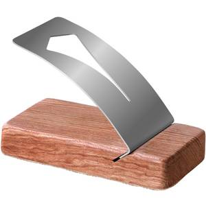 lot 10006 image: SAVINA Zipper Jig Tool, Hardwood & Stainless Steel Zipper Installation Tool