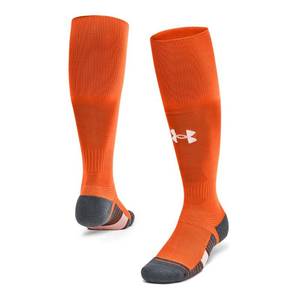 lot 10024 image: Under Armour Unisex Magnetico Over the Calf Socks 1 Pack, 800 ORANGE, MD