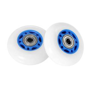 lot 10090 image: KAMIER Ripstik 76mm x 24mm Wheels Replacement for Razor Rip Stik Ripster Ripsurf CasterBoard 360 RipRider FlashRider PowerRider Caster Trike Kids Mini Scooter Skateboarded Caster Wheel Parts Blue