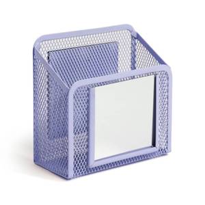 lot 10132 image: U Brands Magnetic Locker Cup with Mirror, Magnetic Pencil Holder, Purple