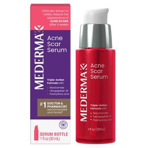 lot 10137 image: Mederma Acne Scar Serum, Triple-Action Formula with Niacinamide, 1 Fl Oz
