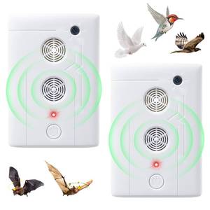 lot 10148 image: 2026 Ultrasonic Bird Repeller & Bat Deterrent for Attic Woodpecker Deterrent for House Pigeon Repellent Indoor to Keep Birds Bats Away from Patio Rooftops Porch Balconies(2Pack)