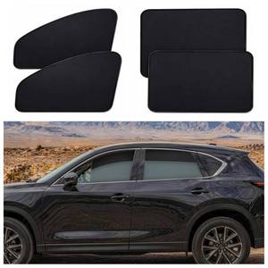 lot 10158 image: ZATOOTO Magnetic Car Window Shade 4 Pack, Car Privacy Curtain UV Block