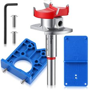 lot 10161 image: Shimeyao 35mm Forstner Bit Cabinet Hinge Jig Concealed Hinge Drill Bit