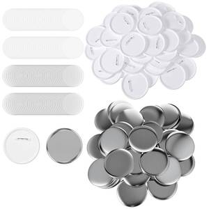 lot 13900 image: Ckhoid 75mm Button Maker Supplies Kit 100 Sets