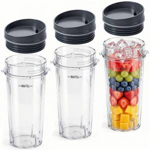 lot 13907 image: ABTER 3-Pack Replacement 16oz Ninja Blender Cups