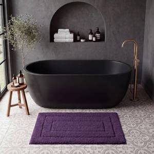 lot 13913 image: Granny Says Purple Bathroom Rug 16 x 24 Non-Slip