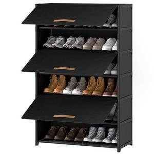 lot 13917 image: UNITSTAGE 7-Tier Shoe Cabinet with Door