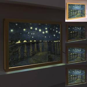 lot 13918 image: MEMELIGHT Starry Night LED Table Lamp 10-Level Dimmable