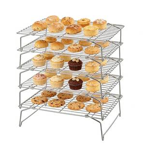 lot 13926 image: Herogo 5-Tier Stainless Steel Baking Cooling Rack