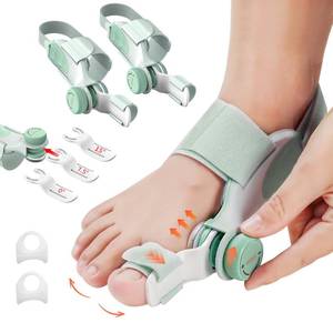 lot 13930 image: EliaValth Bunion Corrector Brace 2-Pack with Adjustable Knob