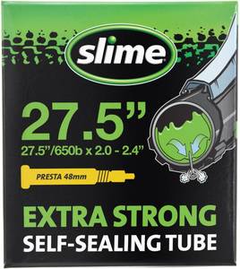 lot 13958 image: Slime Self-Sealing Inner Tube 27.5 x 2.0-2.4 Presta