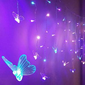 lot 13977 image: Cozifycasa Butterfly Fairy Lights LED String with Remote