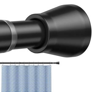 lot 13990 image: ZipGlo Tension Curtain Rod 40-73 Inches