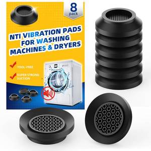 lot 14172 image: GlowSai Anti Vibration Pads for Washing Machine 4 Pack