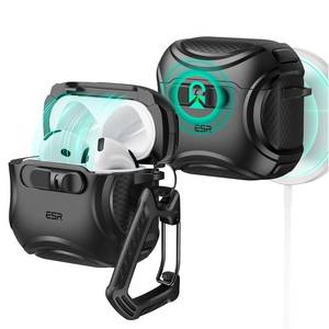 lot 14196 image: ESR AirPods 4 Case with MagSafe, Black