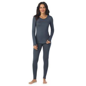 lot 14222 image: Cuddl Duds Lightweight 2-Piece Base Layer Set Women