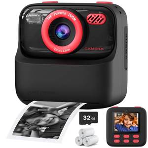 Cimizi Kids Instant Digital Camera 1080P HD Dual-Lens