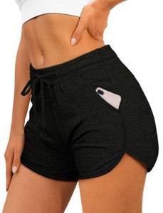 lot 14243 image: Aloodor Womens Running Shorts Dolphin XL