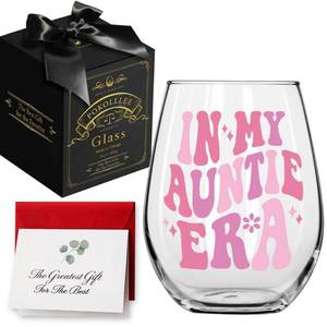 lot 14244 image: Pokolllee Stemless Wine Glass - Lead Free Crystal