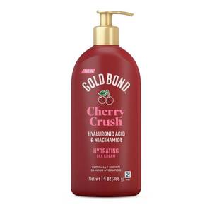lot 14284 image: Gold Bond Cherry Crush Hydrating Gel Cream, 14 oz.