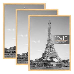 lot 14290 image: Upsimples Poster Frame 12x16 Natural 3-Pack