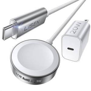lot 14327 image: LISEN Apple Watch Charger 5W USB-C Fast Charging Kit