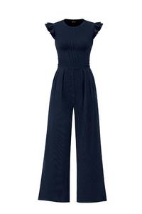 lot 14410 image: PRETTYGARDEN Cap Sleeve One Piece Jumpsuits for Women,Navy,XL