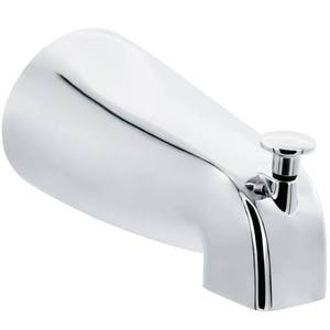 lot 14424 image: Slip Fit Tub Spout with Pull-Up Diverter for 12 in Copper Tube