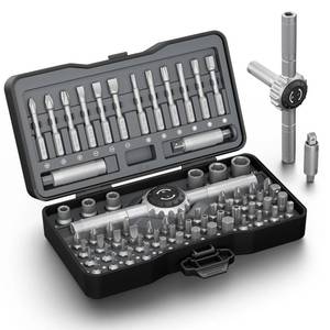lot 14464 image: STREBITO 71 in 1 T-Handle Ratchet Screwdriver Set, Magnetic Screwdriver Set