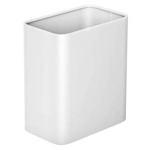 lot 19130 image: Cesun Small Bathroom Trash Can, 2.1 Gallons, Under Sink Wastebasket, White (Minor Dents)