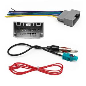 lot 20106 image: Car Stereo Wiring Harness Radio Wire with Antenna Adapter Connector Compatible with 2006-2016 Dodge, 2008-2016 Jeep, 2004-2016 Chrysler