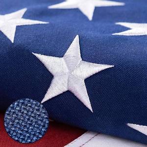 lot 20118 image: American Flag for Outside 4x6 Ft,Spun Polyester Outdoor US Flags